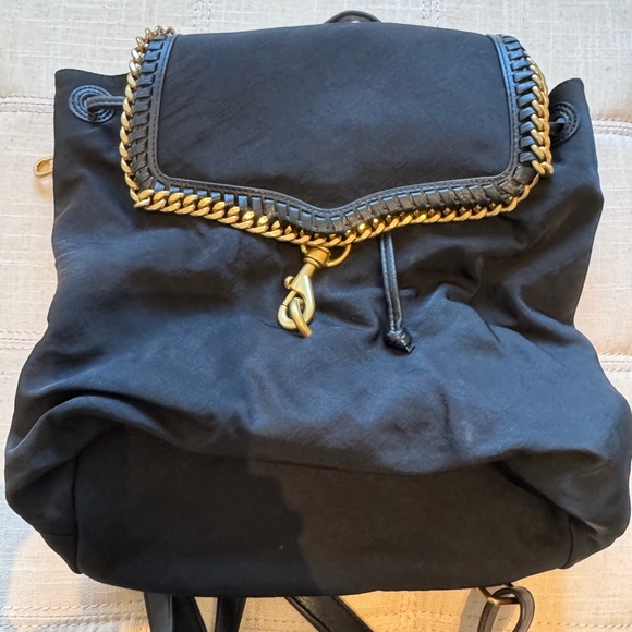 Rebecca Minkoff Chaintrimmed Woven Backpack main image 7